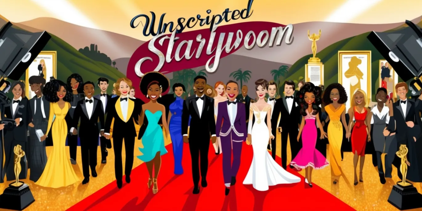 Unscripted Stardom: A Journey Through Hollywood Dreams Logo