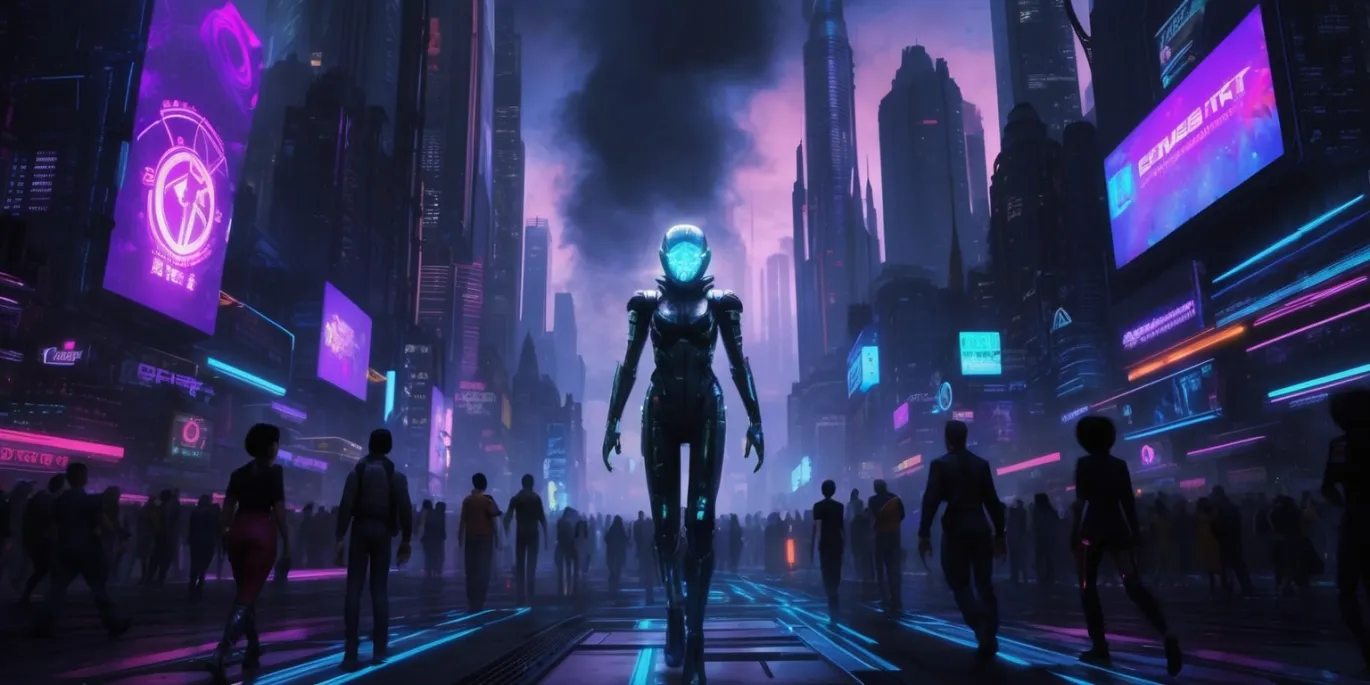 Cybernetic Horizons: A Bold New Chapter in the Cyberpunk Saga Logo