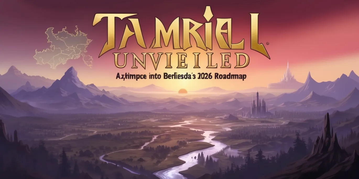 Tamriel Unveiled: A Glimpse into Bethesda's 2026 Roadmap Logo