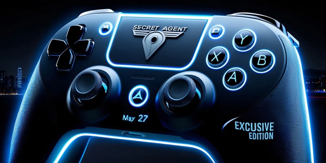 Secret Agent Game Reboots with Exclusive Limited-Edition Controller and May 27 Launch Logo