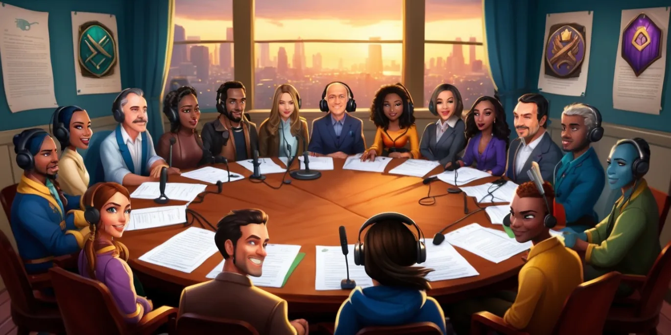 Behind the Voices: The Talents Shaping an Epic Role-Playing Adventure Logo