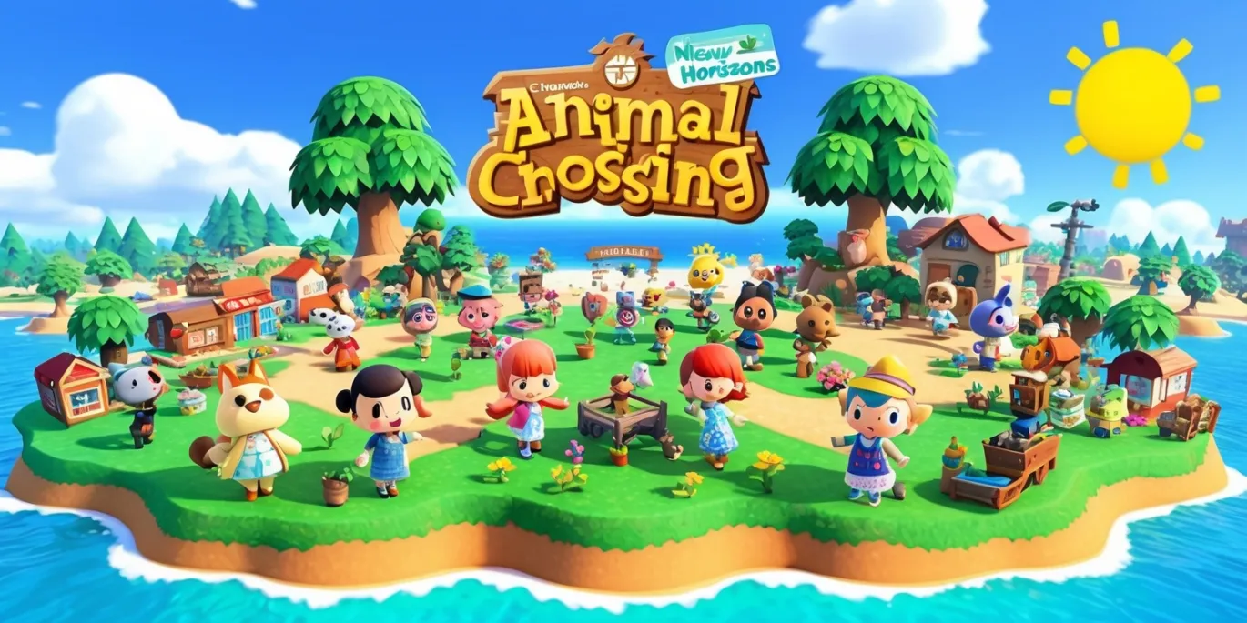 Building Your Island Story: The Art of Expanding a Community in Animal Crossing: New Horizons Logo