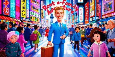 Brendan Fraser’s Rent-a-Family Adventure in Tokyo
