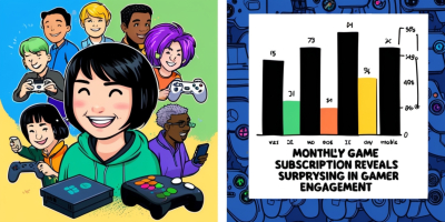 Monthly Game Subscription Reveals Surprising Parity in Gamer Engagement
