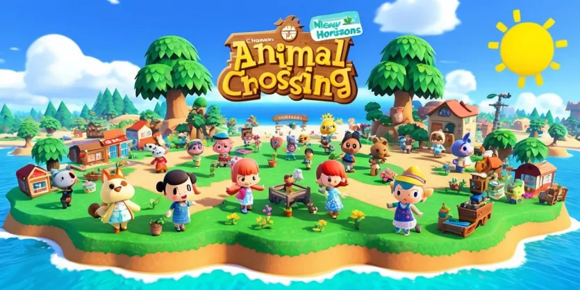 Building Your Island Story: The Art of Expanding a Community in Animal Crossing: New Horizons Logo