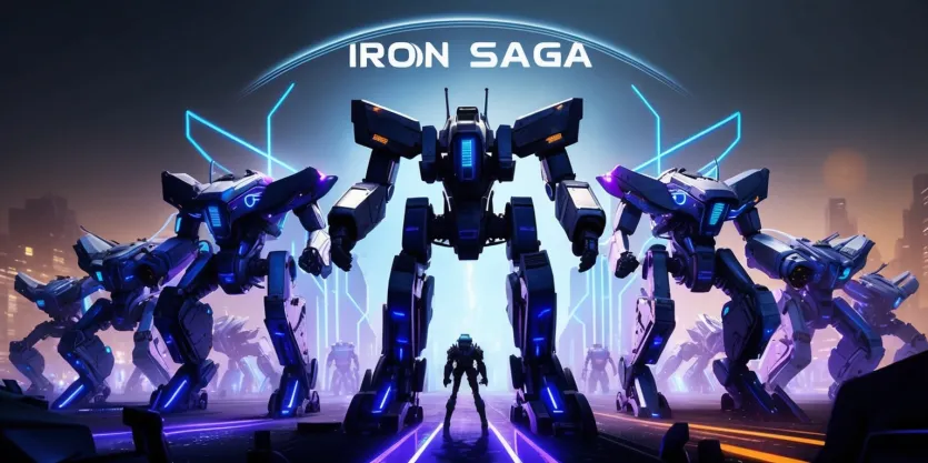 Iron Saga: Mastering the Dynamic Dance of Mech Strategy and Tactical Evolution Logo