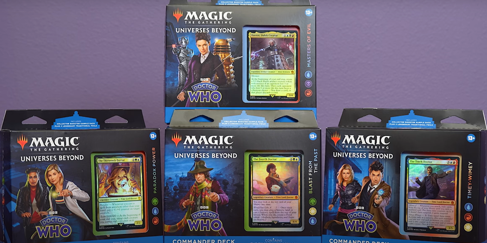 MTG Doctor Who boxes