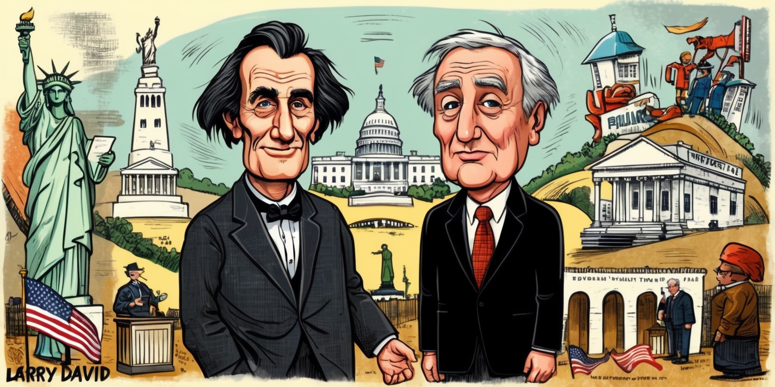 History Meets Hilarity: Larry David Teams Up with a Former Leader to Reimagine America's Past